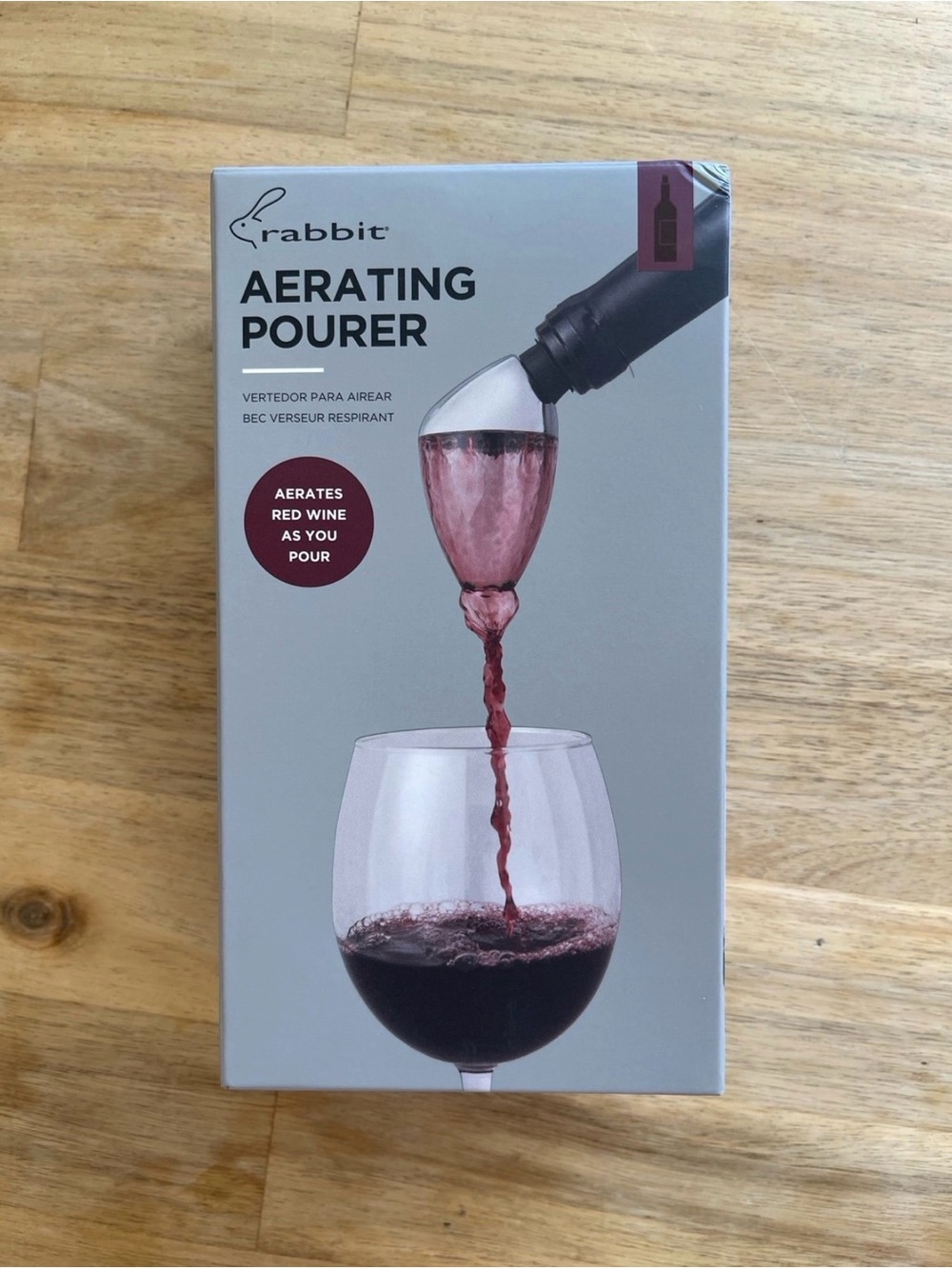 Rabbit Wine Aerating Pourer Red Wine Decanter Spout New